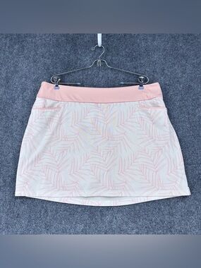 Adidas Peach & Off White Athletic Skort Women’s XL Tennis Golf Pickleball Sporty